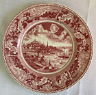 Johnson Brothers Historic America View Of Boston Frozen Up Dinner Plate 9.5"