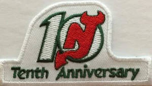 New Jersey Devils 10th Anniversary Jersey Patch - Picture 1 of 3