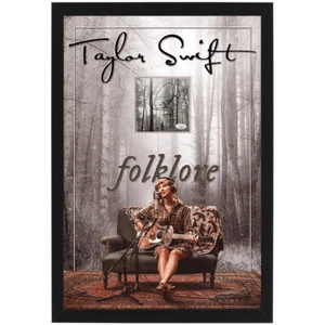 Taylor Swift - Signed & Framed Folklore CD Cover Deluxe Display (JSA COA) - Bild 1 von 3
