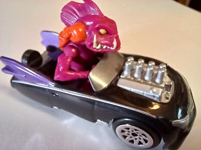 Tortugas Ninja 2014 cara de pez en trituradora de concha púrpura. Coche de juguete diecast  Foto 1 de 4