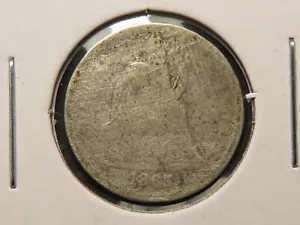 1865-S Liberty Seated Dime - Picture 1 of 2