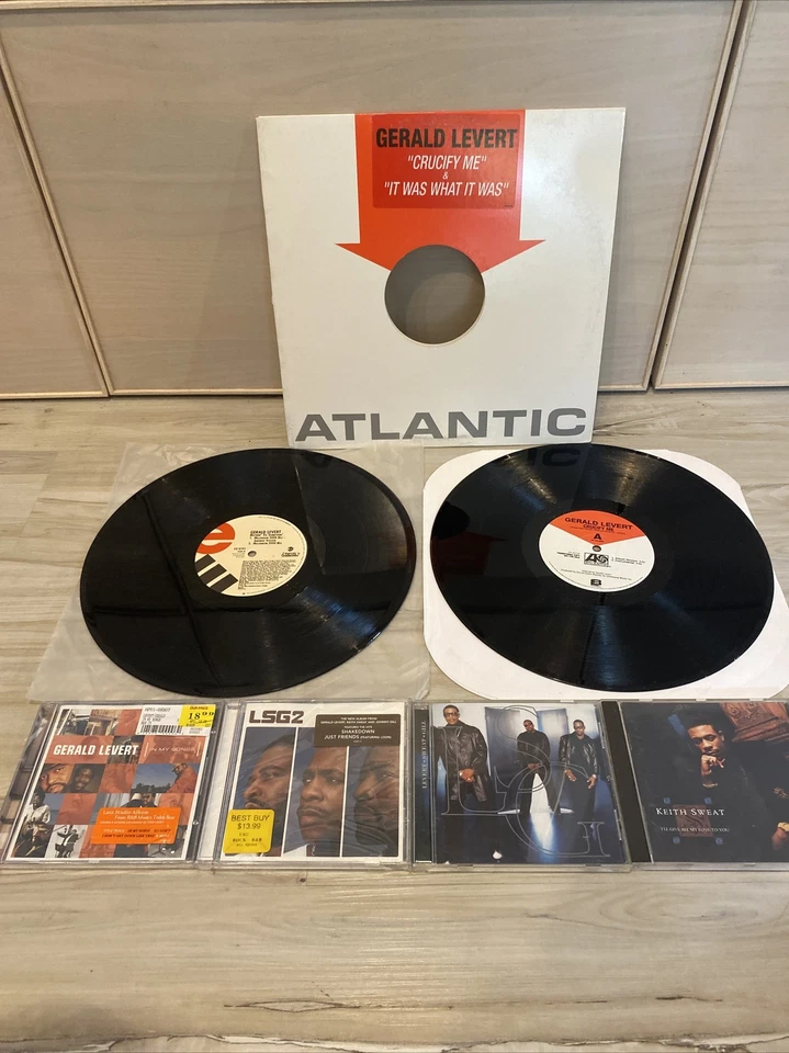 Gerald Levert  LSG & Keith Sweat CD VINYL LOT Nothin' to Somethin' In My Songs - Image 1 of 4