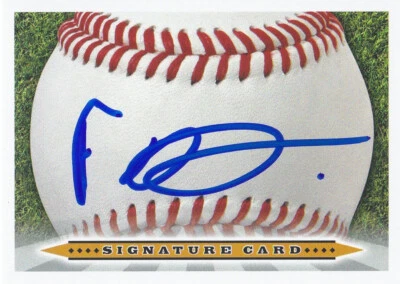 Fraymi De Leon Signed IP Signature Card Boston Red Sox! - Image 1 of 2