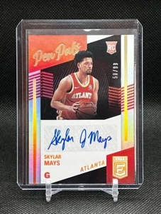 2020-21 Panini Donruss Elite Skylar Mays #PP-SKY Pen Pals RC Auto /99 Hawks - Picture 1 of 2