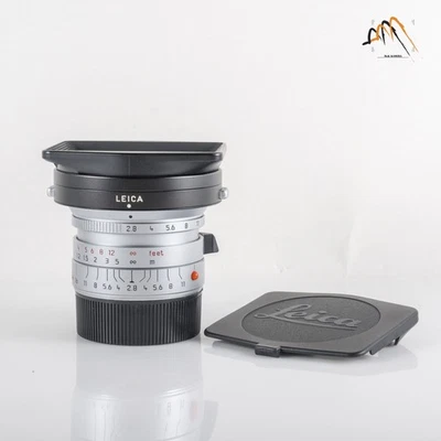 Leica Elmarit-M 24mm/F2.8 ASPH Silver Lens Yr.1998 #11621 - Image 1 of 4