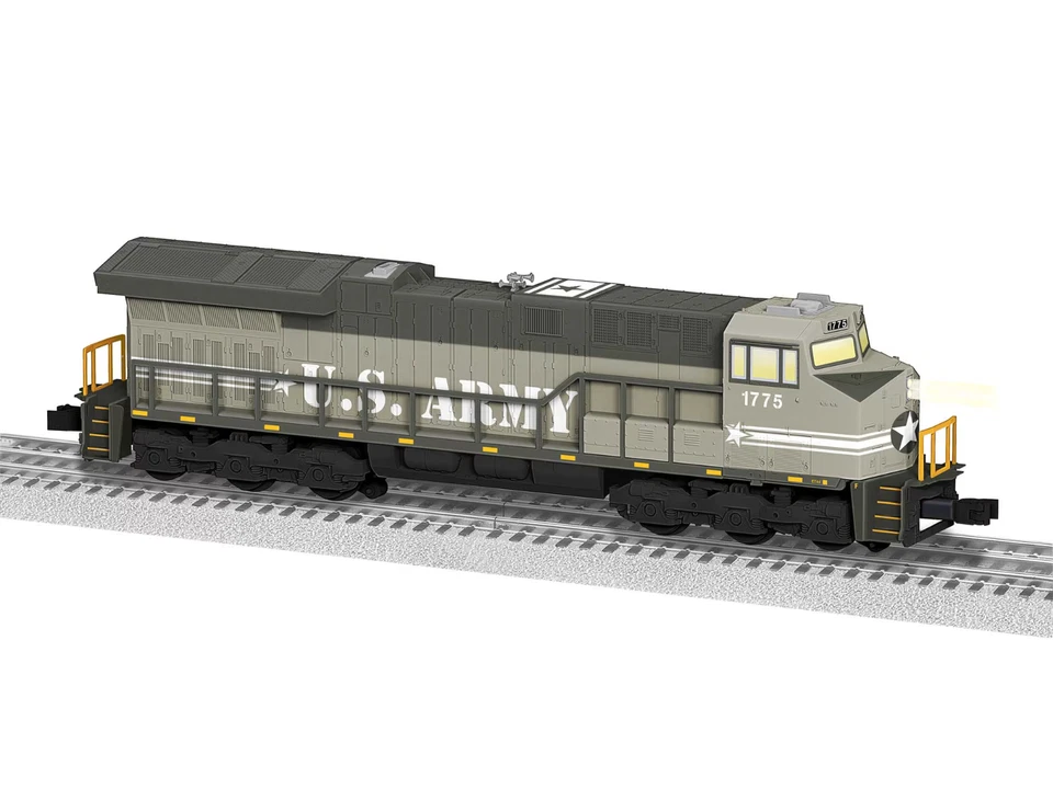 LIONEL 2445180 US ARMY LionChief ET44 DIESEL LOCOMOTIVE  NIB O GAUGE - Image 1 of 1