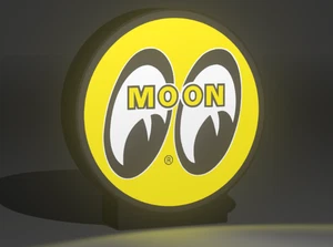 MOONEYES Racing – Lightbox LED Man Cave Slot car Sign Custom🏎️ - Picture 1 of 4