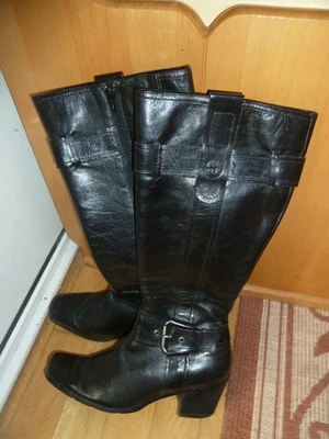 Högl Langschaftstiefel, Gr. 39, schwarz, Schafthöhe 38 cm bis zur Sohle - Bild 1 von 4