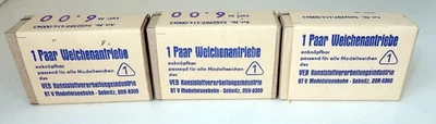 "HO" Pilz  (DDR Sebnitz)  3 Paar (6Stck.)  elektrische Weichenantriebe  OVP.  1. - Bild 1 von 3