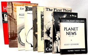Lot of 9 Beatnik Beat Softcover Books vintage beats patchen ginsberg cassady - Picture 1 of 19