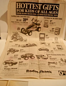 Radio Shack Newspaper Full Page RC Toys 1994 Boston Globe Advertisement - Picture 1 of 2