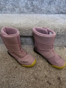 Adidas Terrex Snow Boots Women’s Pink Size UK 5 - Picture 1 of 7