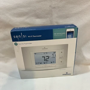 Termostato programable Emerson Sensi Wi-Fi 7 días UP500W blanco - Imagen 1 de 7