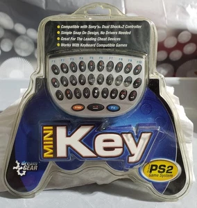 dreamGEAR PS2 MINI KEY BOARD for Sony DUAL SHOCK 2 Controller Playstation NEW - Picture 1 of 10