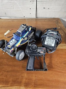 Nikko Wolf Lobo II Frame Buggy RC Car Navy Body Road Handler A-T 49 Sears Parts - Picture 1 of 11