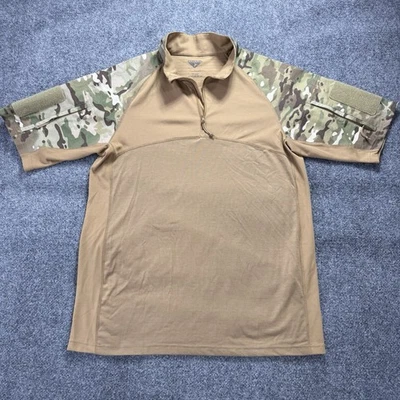 Condor Combat Shirt Mens Large MultiCam Camo Short Sleeve Seals Tactical - Image 1 of 4