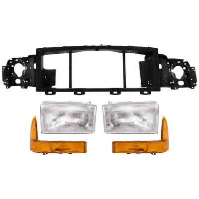 Panel de cabecera nariz faro lámpara montaje para camioneta F450 F550 F250 F350 Ford Foto 1 de 4