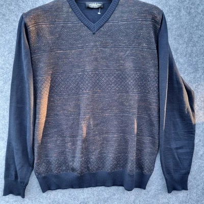 Montechiaro wool/acrylic/ Linen made in Italy long sleeve sweater jumper - Image 1 of 4