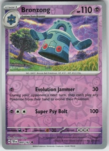 Pokemon Bronzong 069/162 SV05: Temporal Forces Uncommon NM - Picture 1 of 2