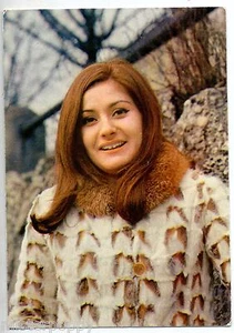 ROBERTA AMADEI Cartolina d'epoca 1960s Photo Music Cantante - Imagen 1 de 1