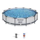New 12 Ft x 30 in, 20 ft x 52 in, 14 ft x 42 in, Above Ground Swimming Pool Set