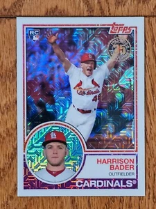 2018 Topps '83 Topps Silver Pack Chrome #31 Harrison Bader RC Rookie Cardinals - Picture 1 of 6
