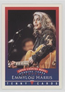 1992 Tenny Cards Super Country Music Emmylou Harris 0s5