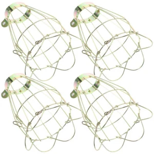 4 Pcs Metal Lamp Shade Frame Light Bulb Cage Vintage Decor Branches - Picture 1 of 4