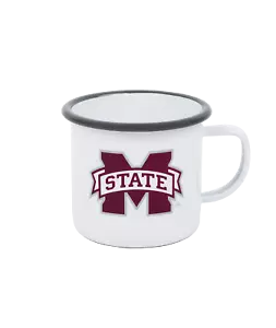 Mississippi State University MSU Bulldogs 16oz Mug Crow Canyon Home Enamelware - Picture 1 of 2