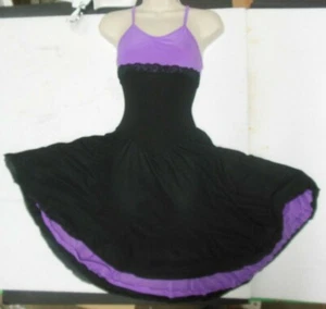 Camisole Long Fishtail Skirt Skatedress Dress Dance 2 Color choice lace trim NWT - Picture 1 of 13