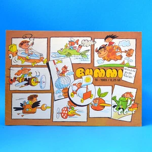 DDR Bummi 16 1989 Kinderzeitschrift 2. Augustheft Geburtstag Kindergarten L - Imagen 1 de 1