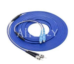Armored Kabel Sc UPC Zu St UPC Sm 9/125 Duplex Faseroptik Patch Kabel 200M - Bild 1 von 5