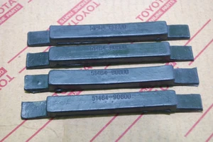 TOYOTA LAND CRUISER BJ40 BJ42 FJ40 HJ45 FRONT BONNET STRIPS RUBBER 4X NEW - Picture 1 of 2