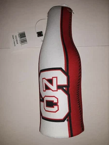 NC State Wolfpack  Zip - Up Bottle Koozie  striped (set of two) - Picture 1 of 2