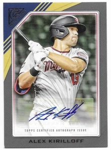 2022 Topps Gallery Young Stars Autograph Alex Kirilloff (#YSA-AK) Twins - Imagen 1 de 2
