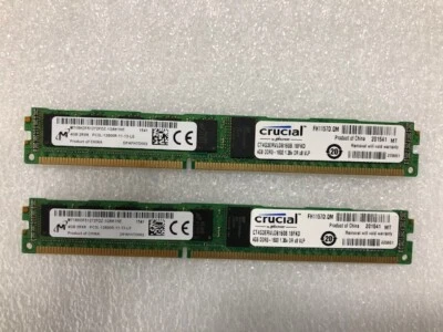 Crucial-DDR3 - 8 GB KIT 2 x 4 GB - DIMM 240-pin - registered | CT2K4G3ERVLD8160B - Image 1 of 3