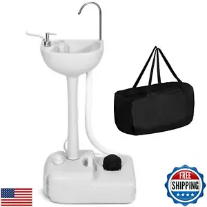 YITAMOTOR Portable Sink 17L Camping Hand Washing Station with Wash Basin Stan - Picture 1 of 5
