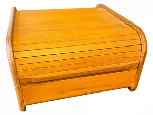 KALMAR DESIGNS Dividitori scatola portaoggetti in legno teak rotolo floppy disk ricetta MCM - Foto 1 di 10