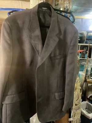 Casaco esportivo Chaps Ralph Lauren tecido de camurça tamanho 48R em cinza. Novo sem etiquetas - Imagem 1 de 4