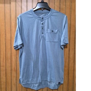 Patagonia Capilene Cool Trail Henley Shirt Pocket Short Sleeve Mens M - Picture 1 of 3