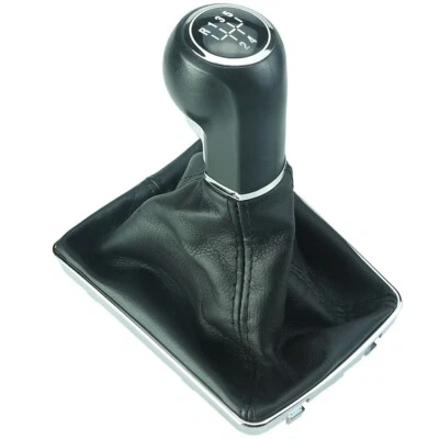 Schaltsack Schaltknauf Gangschaltung Hebel Knauf für Opel Astra H 5 Gang Schwarz - Bild 1 von 3