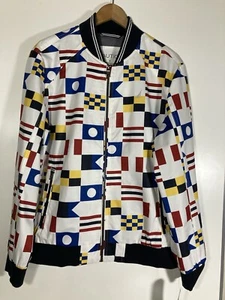 Nautica große leistungsstarke Windschutzjacke für Herren nautisches Signal Flagge Druck neu mit Etikett - Bild 1 von 16