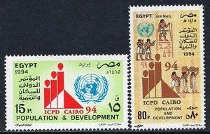 1238 - Egypt 1994 - U.N.- Conference on Population and Development - MNH Set - Picture 1 of 2