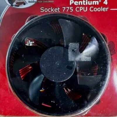 CompUSA Pentium 4 CPU Cooler 775 Socket New In Package! - Image 1 of 2