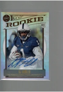 K J HAMLER CHROME ROOKIE AUTO 2020 PANINI LEGACY FOOTBALL - Picture 1 of 2