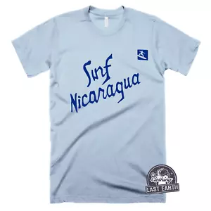 Surf Nicaragua T-Shirt Val Kilmer Shirt 80s Graphic Tee Real Genius Movie Fan - Picture 1 of 2