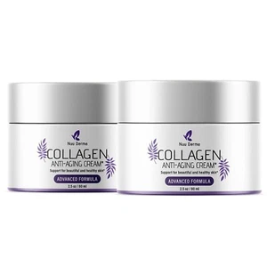 (2er-Pack) Nuu Derma Kollagen Anti-Aging-Creme - Anti-Falten Feuchtigkeitscreme - Bild 1 von 3