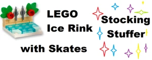 New LEGO Stocking Stuffer Ice Skating Rink Seasonal Flowers Holiday Sport Winter - Picture 1 of 1