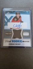 2014-15 SP Game Used Inked Sweaters Autograph /149 Corban Knight Calgary Flames