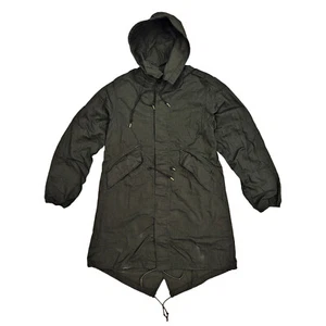 Fishtail Parka Original US Night Desert Camo Army Surplus Vintage Dyed Long Coat - Picture 1 of 8